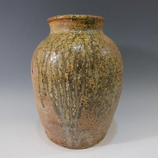 CHINESE ANTIQUE POTTER JAR - HAN DYNASTY