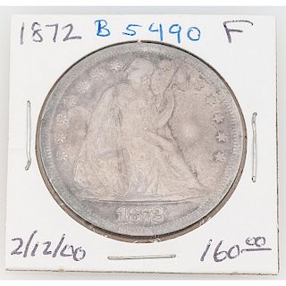 United States Liberty Seated Silver Dollar 1872