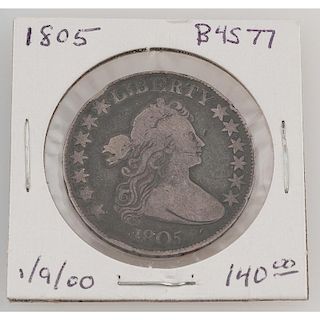United States Draped Bust Half Dollar 1805