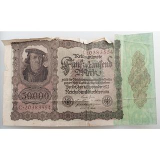 Assortment of Foreign Paper Currency