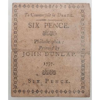 Sixpence Colonial Note