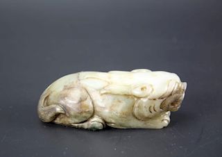Chinese antique carved mystical beast