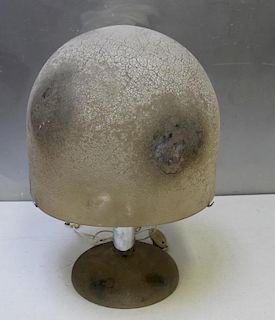Large Alfredo Barbini  Murano Glass Mushroom Lamp