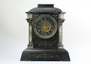 A beautiful marble mantel clock