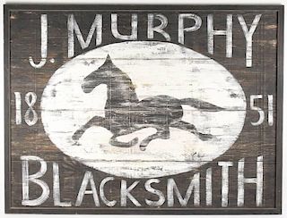 Reproduction J. Murphy Blacksmith Sign
