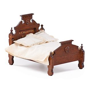 SALESMAN'S SAMPLE VICTORIAN BED