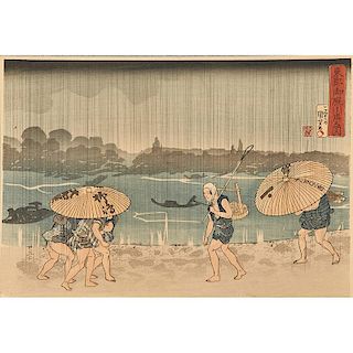 UTAGAWA KUNIYOSHI (Japanese, 1797-1861); ANDO HIROSHIGE (Japanese, 1797-1858)