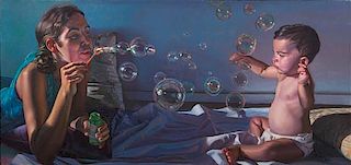 * Caleb O'Connor, (American, b. 1979), Untitled (Bubbles), 2004