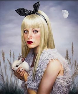 * Melissa Forman, (American, 20th/21st century), She Who Protects the Gentle Rabbit, 2010