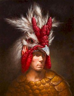 * Steven Kenny, (American, b. 1962), Self Portrait as Rooster Warrior, 2004