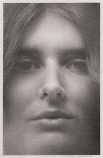 * Stephanie Minovich, (20th/21st century), Portrait of a Girl, 1982