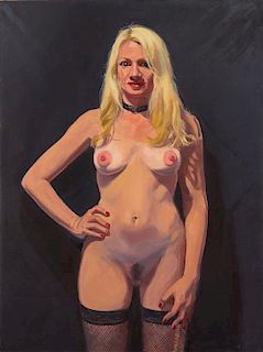 * Amy Pina, (20th/21st century), Nude Self Portrait,