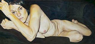 * Stephen Wright, (American, b. 1962), Kem on My Couch, 2008