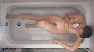 * Lee Price, (American, 20th/21st century), Self Portrait in Tub with Ice Cream Cone, 2007