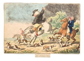 Thomas ROWLANDSON, after Image 8 1/2 x 12 3/4 inches.