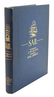 LUBBOCK, Basil (1876-1944). Sail: The Romance of the Clipper Ships.