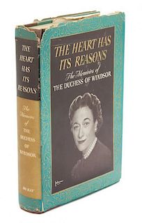 THE DUCHESS OF WINDSOR (1896-1986). The Heart Has It's Reasons.