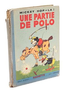 DISNEY, Walt (1901-1966). Mickey Hop-La! Une Partie de Polo.