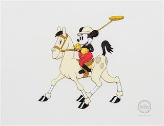 Walt Disney, (American, 1901-1966), Mickey Play Polo, 1990