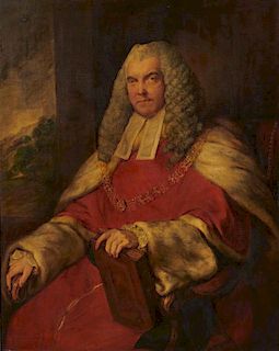 THOMAS GAINSBOROUGH, (English, 1727-1788), Portrait of Sir John Skynner, (1723-1805), oil on canvas