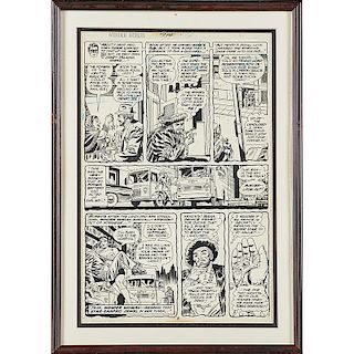 ORIGINAL COMIC BOOK STORY PAGES