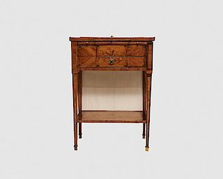 Louis XVI Marquetry Inlaid Table a Ecrire, late 18th century