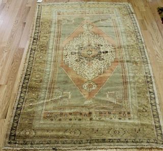Vintage and Finely Handwoven Area Carpet