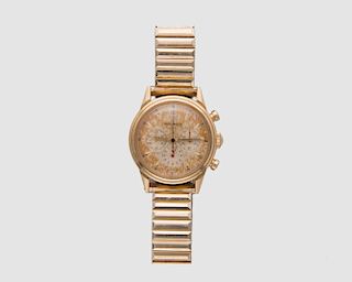 MOVADO 14K Yellow Gold Chronograph Wristwatch