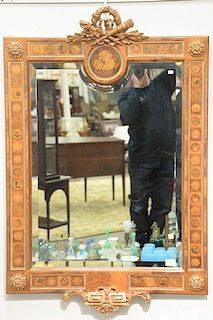 Contemporary inlaid mirror. ht. 47in., wd. 31in.