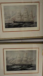 Two lithographs in color The James Nicol Fleming by W. B. Spencer and The Betty Darling from a painting by Wm. Webb, both pro