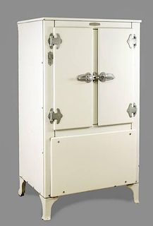 Frigidaire AP-7 Refrigerator Ice Box, Porcelain