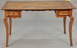 Louis XV style writing table. ht. 30in., top: 26" x 52"