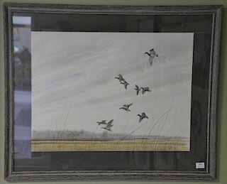 Four framed pieces to include: 
Carole Sue Lebbin (1948), "Summer Porch", signed and dated in pencil lower right 1981 33/50; 
