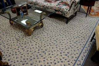 Custom Contemporary carpet, possibly Stark, 12' x 12'10"