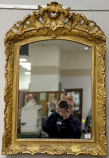 Two gilt decorated mirror, 41" x 28" and 37" x 25".