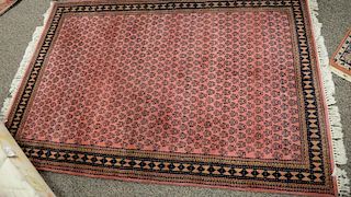 Two Oriental throw rugs, 3'10" x 5'8" and 3'1" x 5'3"