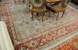 Oriental carpet, 11' x 12'.