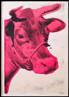 AFTER ANDY WARHOL (1928-1987): COW WALLPAPER