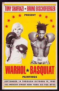 AFTER ANDY WARHOL (1928-1987) AND JEAN-MICHEL BASQUIAT (1960-1988): WARHOL-BASQUIAT PAINTINGS