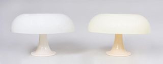 PAIR OF ARTEMIDE RESIN 'NESSO' TABLE LAMPS