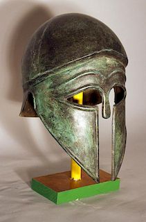 Corinthian bronze helmet