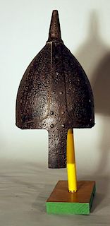 Ottoman warrior‘s iron helmet