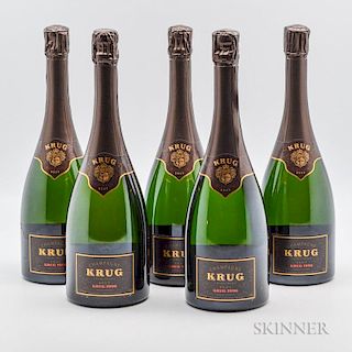 Krug Vintage Brut 1996, 5 bottles