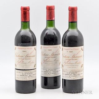 Chateau Branaire Ducru 1961, 3 bottles