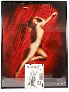 Nude Photo of Monroe by Kelley w/Playboy Reprint