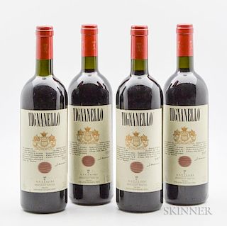 Antinori Tignanello 1997, 4 bottles