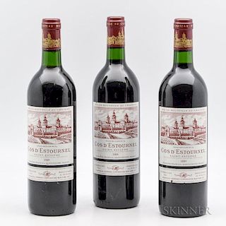 Chateau Cos d'Estournel 1989, 3 bottles