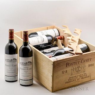 Chateau Pontet Canet 1995, 12 bottles (owc)