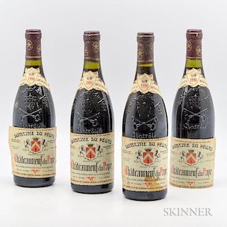 Domaine du Pegau Chateauneuf du Pape Cuvee Reservee 1990, 4 bottles