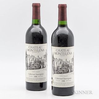 Chateau Montelena Estate 1986, 2 bottles